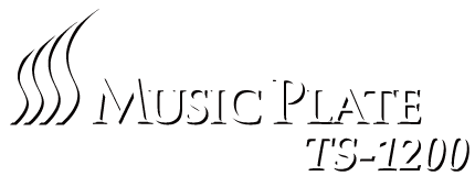 Music Plate TS-1200のロゴ